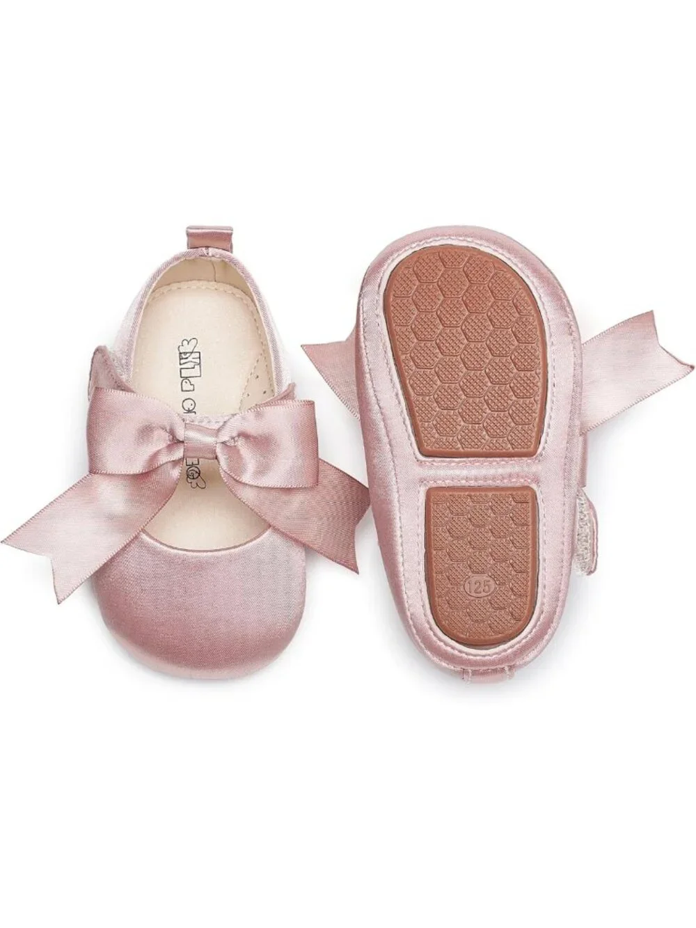 Adorable Baby Girls' Prewalker Mary Jane Flats with Bowknot - Perfect Dress